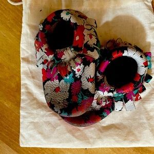 FP Floral Moccasins Size 3